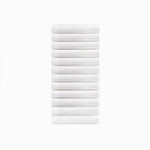 Cotton Blend Hotel Quality White Pillowcase Set of 12